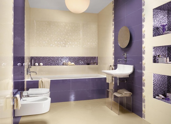 Фиолетовая Ванная Комната