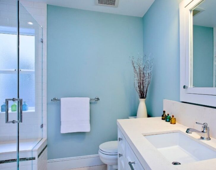 Как и какой краской покрасить стены в ванной комнате