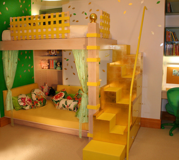 Детская Комната В Зеленых Тонах